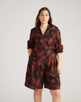 Avalon Linen Blend Blouse - Bohem Print