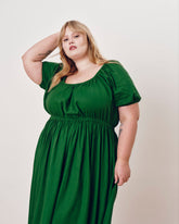 Andrea Linen Blend Dress - Jardin