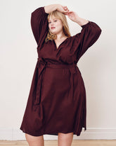 Amparo Linen Blend Dress - Brulee