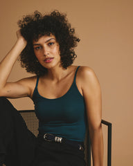 Cloud Rib Camisole - Deep Sea