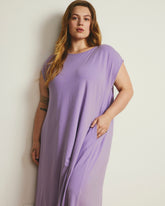Capri Divine Jersey Flared Dress - Spring Iris