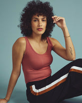 Cloud Rib Tank - Terracotta