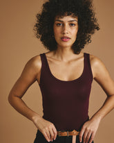 Cloud Rib Tank - Black Cherry