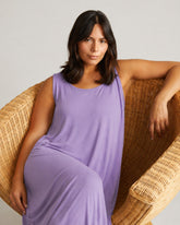 Athena Divine Jersey Dress - Spring Iris