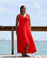 Athena Divine Jersey Dress - Shoreline Sunset