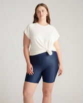 Barely-There Slip Shorts - Navy