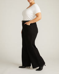 Carey Ribbed Sweetheart Tee - White