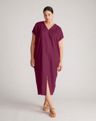 Cabana Linen Blend Kaftan - Acai