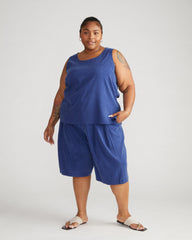 Cooling Stretch Cupro Tank - Cenote