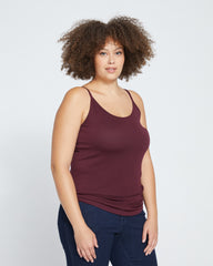 Cloud Rib Camisole - Black Cherry