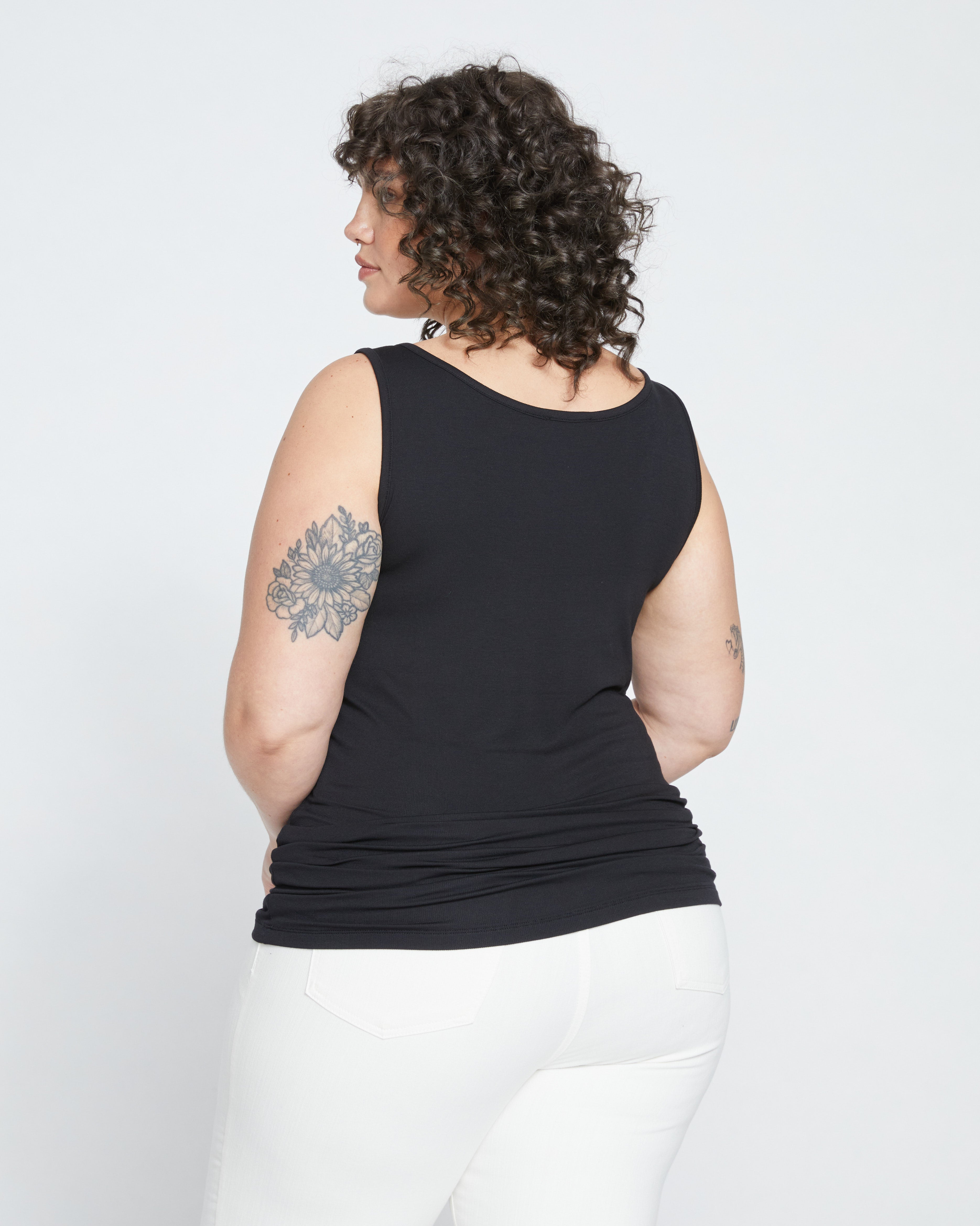 Cloud Rib Tank - Black