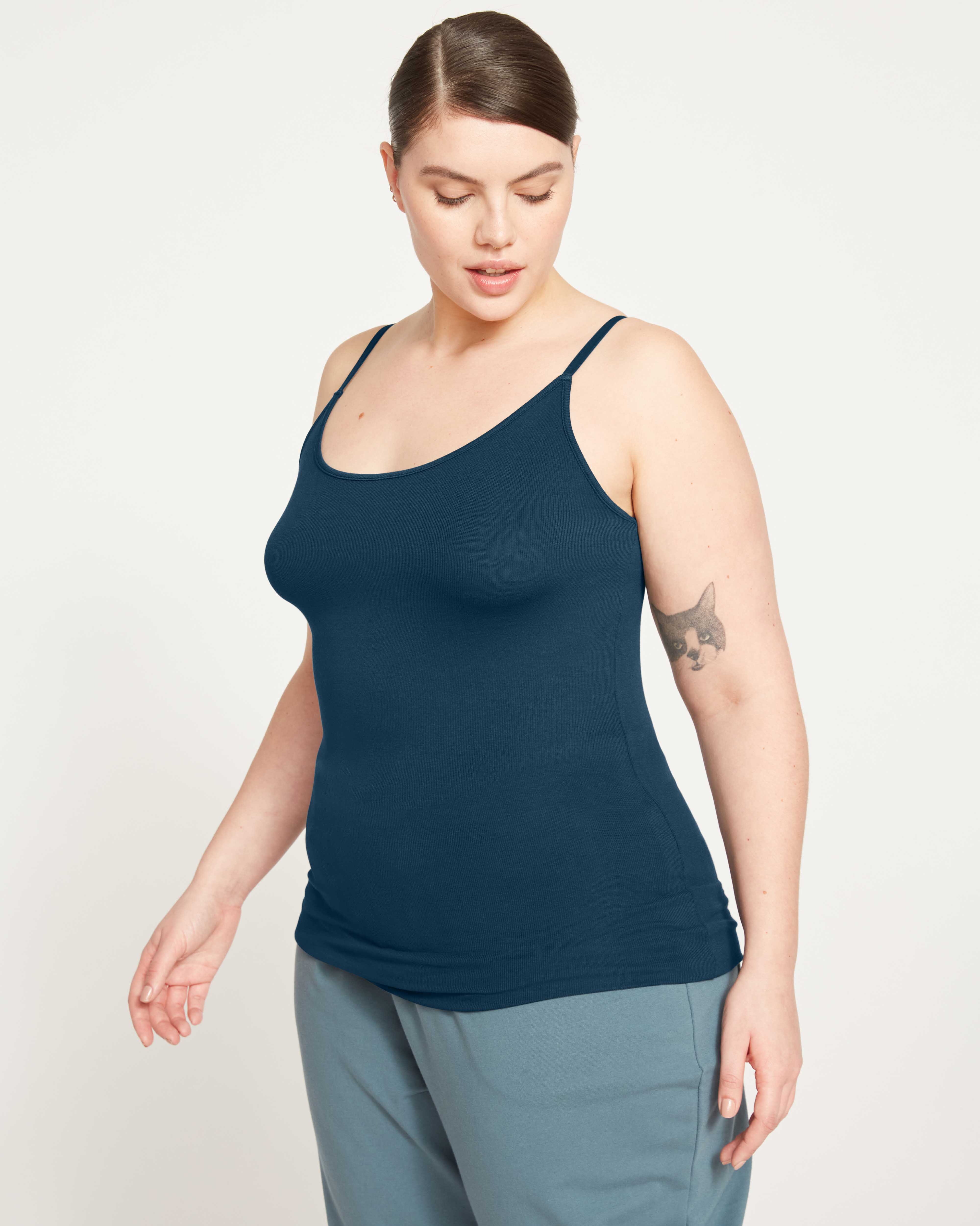 Cloud Rib Camisole - Deep Sea