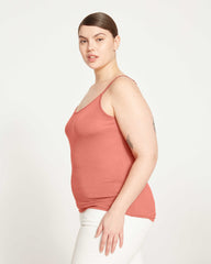 Cloud Rib Camisole - Terracotta