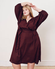 Amparo Linen Blend Dress - Brulee