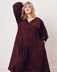 Amparo Linen Blend Dress - Brulee
