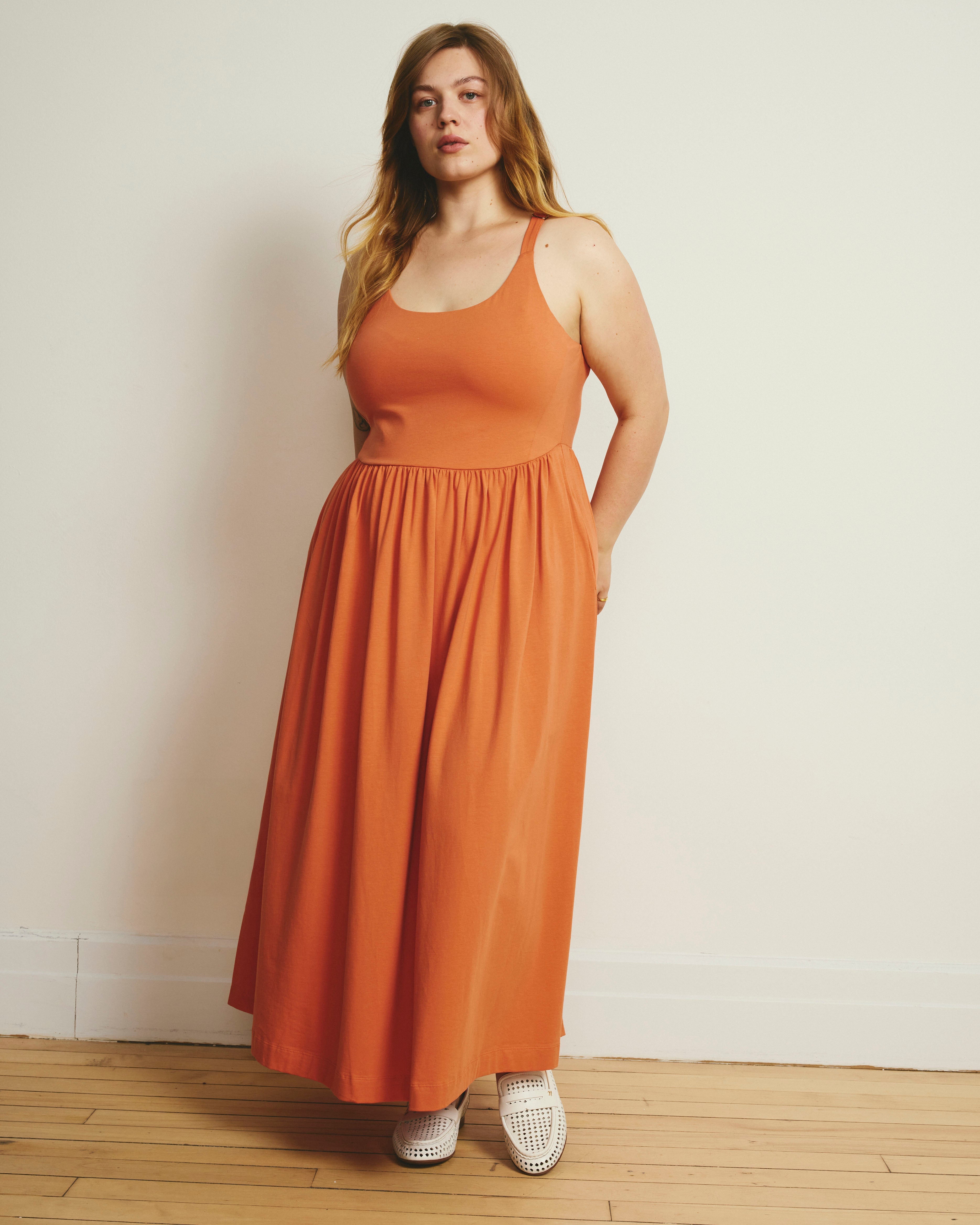 Cayo Cami Dress - Italian Orange
