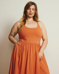 Cayo Cami Dress - Italian Orange