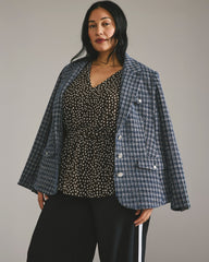 4 Pocket Ponte Blazer - French Tweed