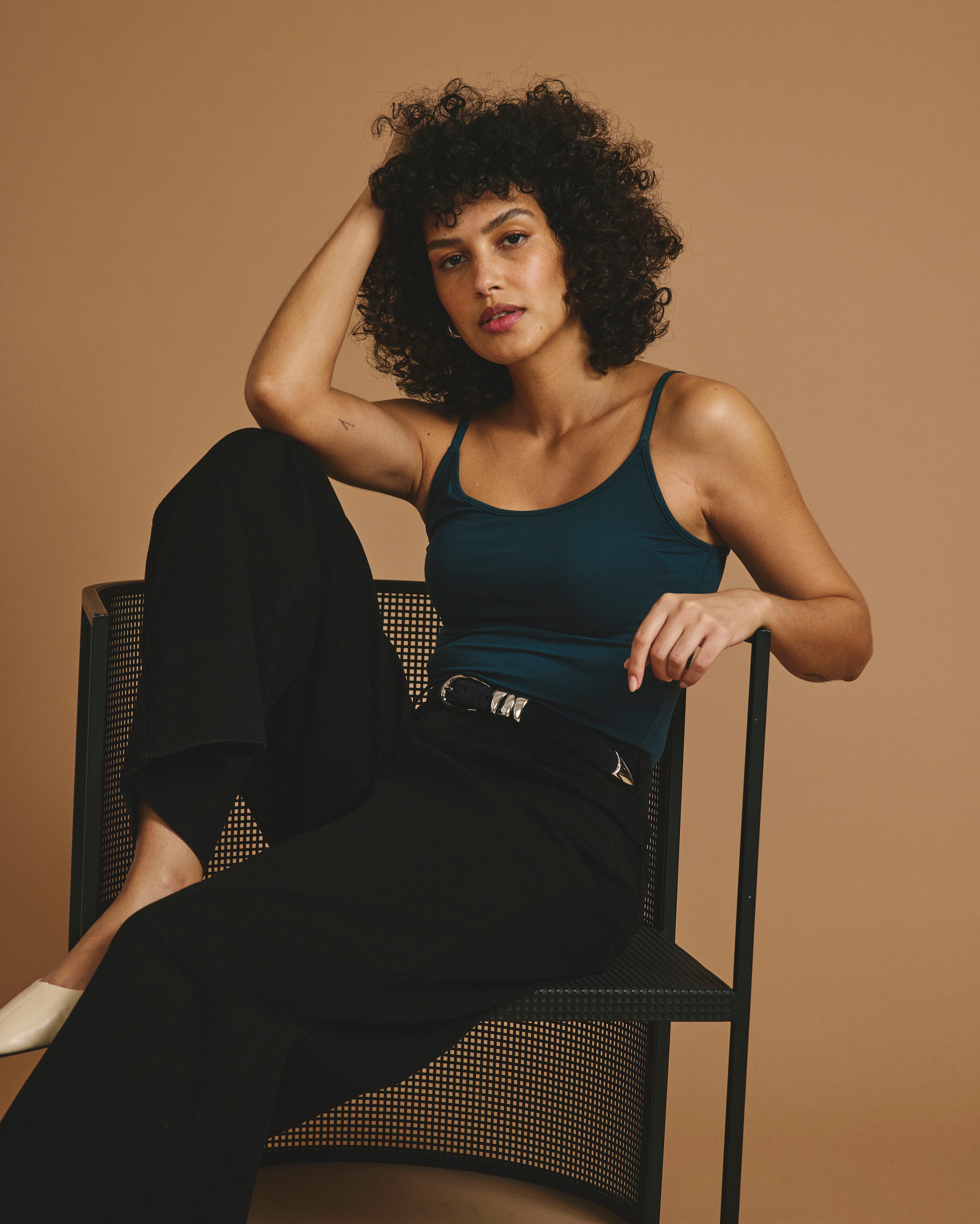 Cloud Rib Camisole - Deep Sea