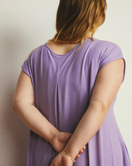 Capri Divine Jersey Flared Dress - Spring Iris