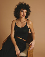 Cloud Rib Camisole - Black