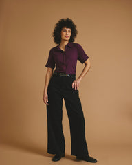 Chelsea Liquid Jersey Short Sleeve Shirt - Acai