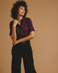 Chelsea Liquid Jersey Short Sleeve Shirt - Acai
