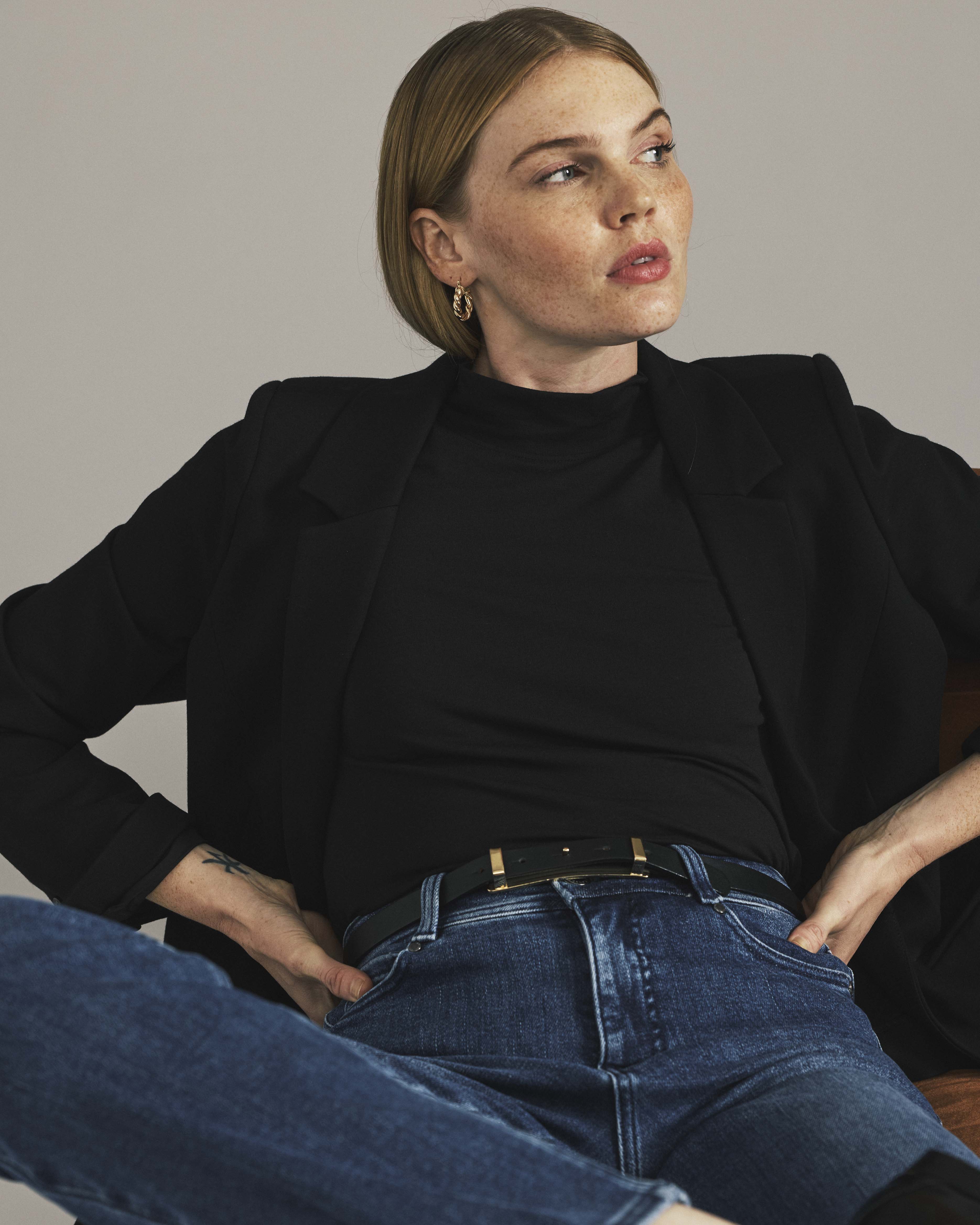 Beas Ponte Blazer - Black