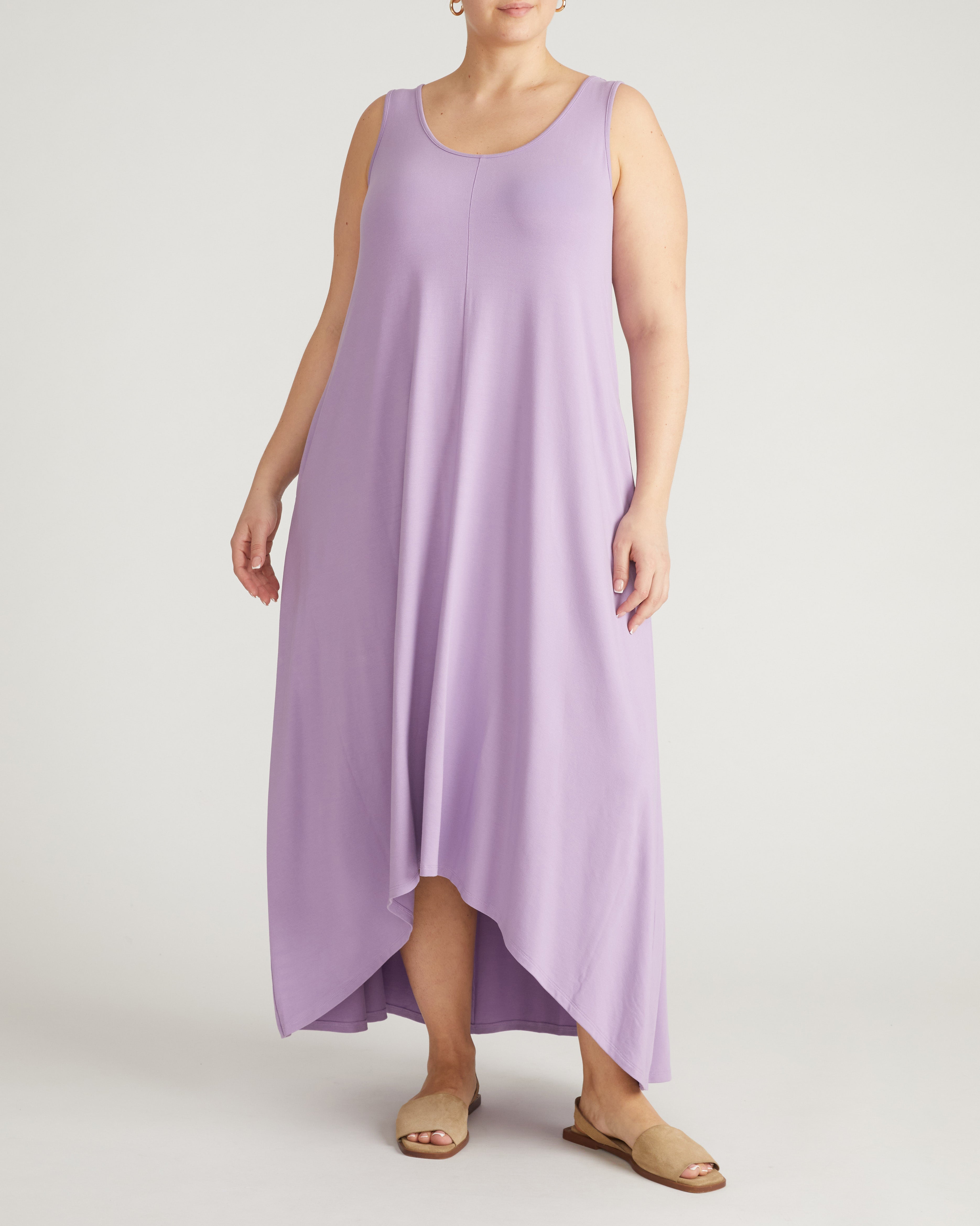 Athena Divine Jersey Dress - Spring Iris