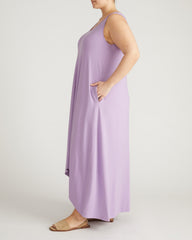 Athena Divine Jersey Dress - Spring Iris