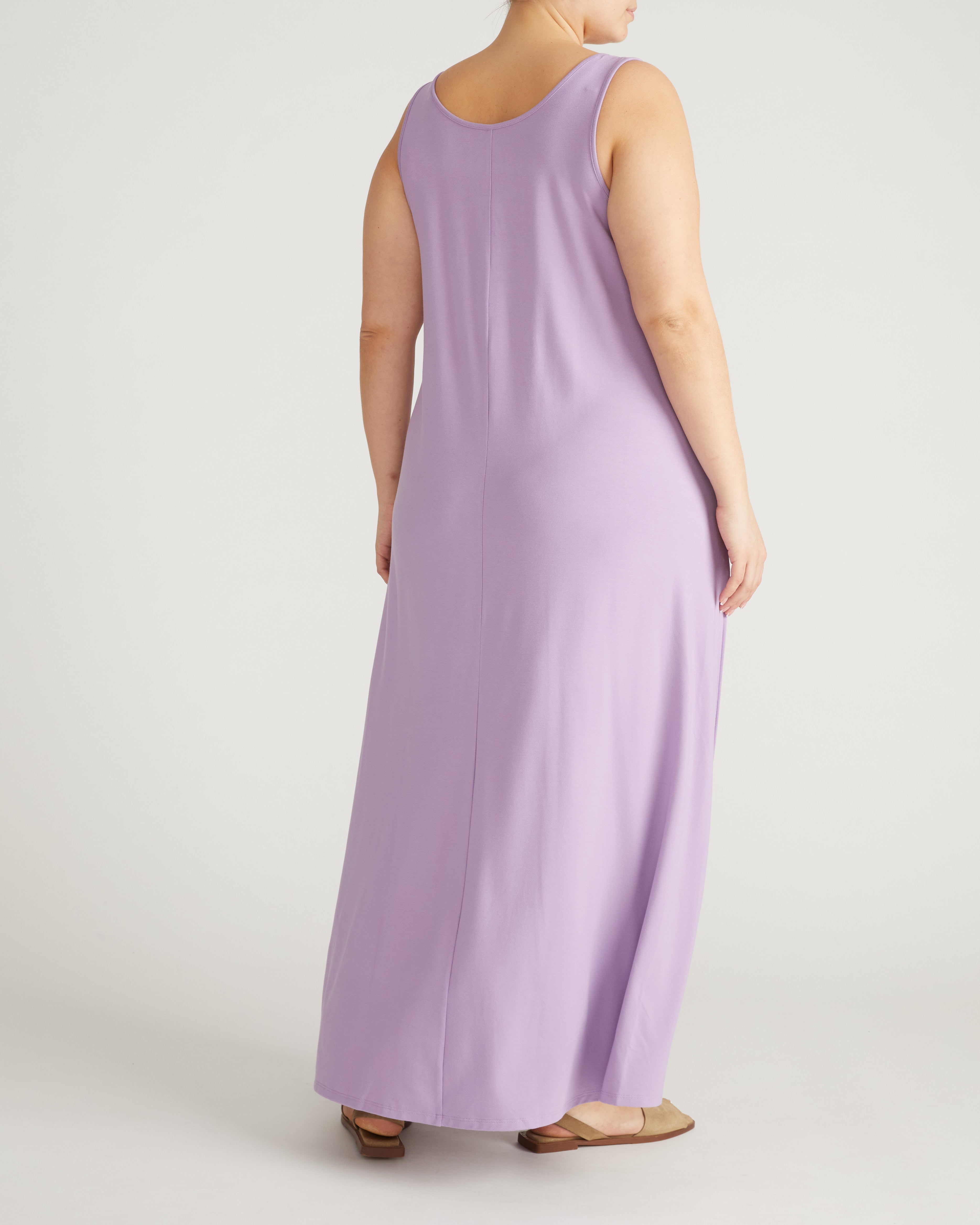 Athena Divine Jersey Dress - Spring Iris