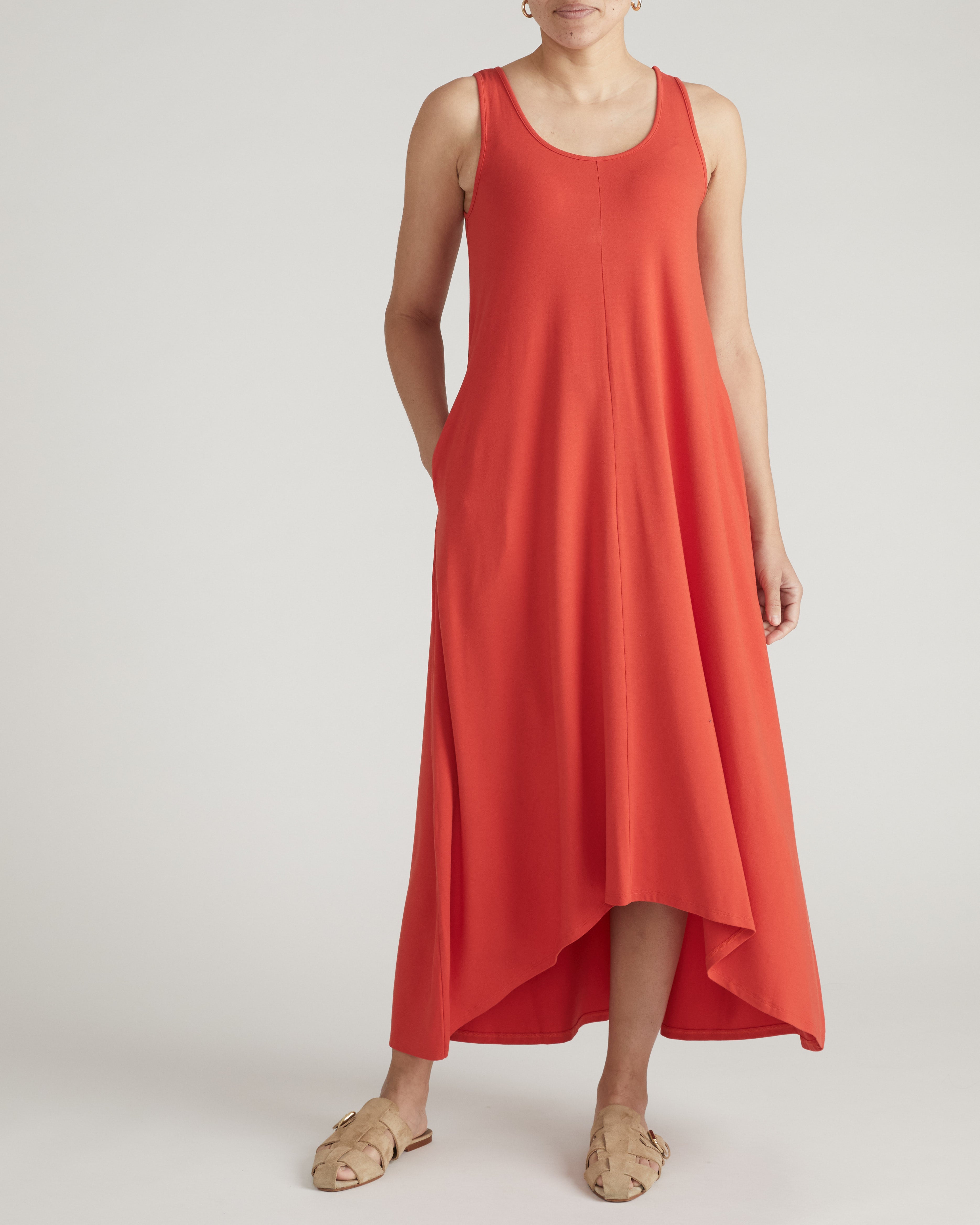 Athena Divine Jersey Dress - Shoreline Sunset
