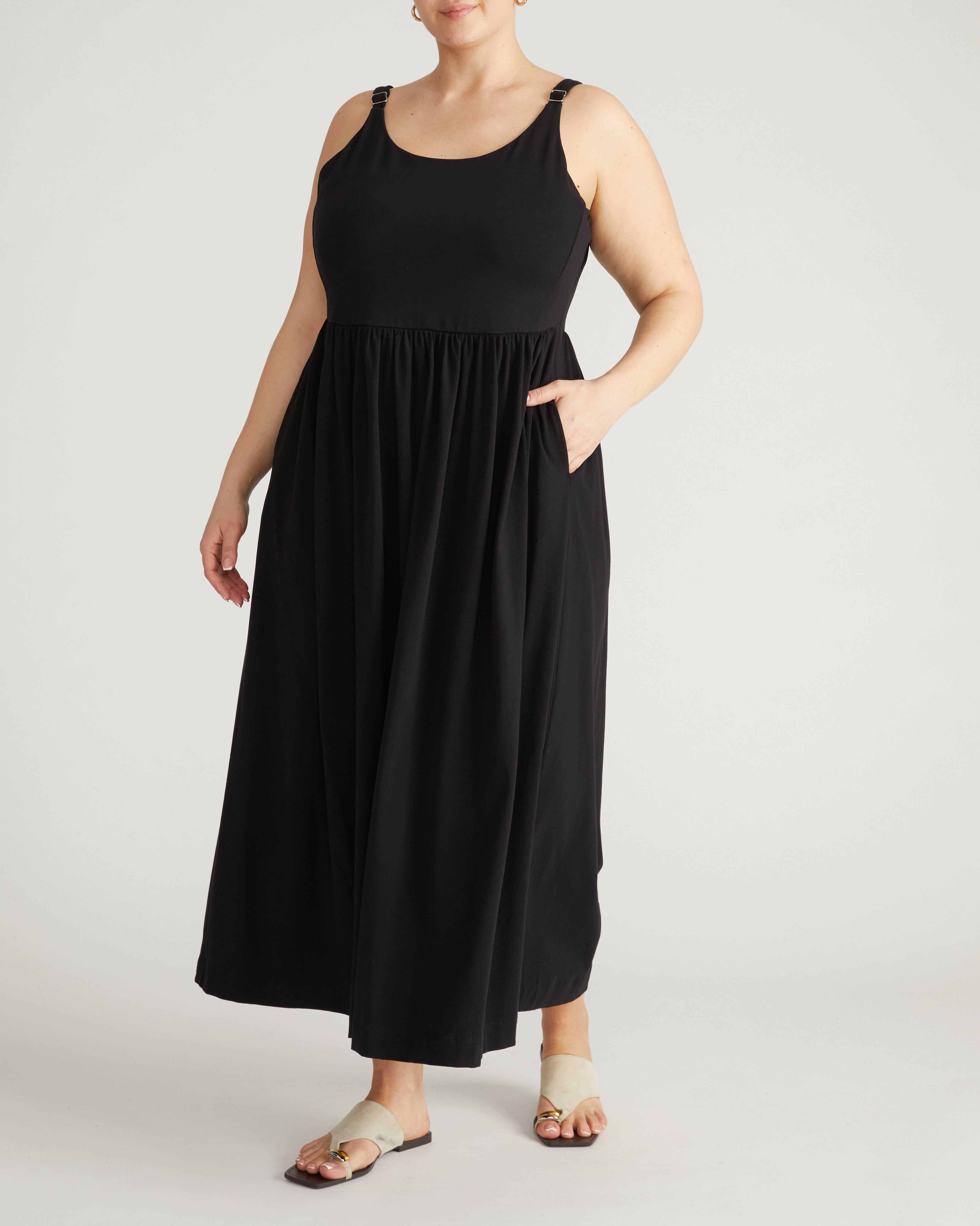 Cayo Cami Dress - Black
