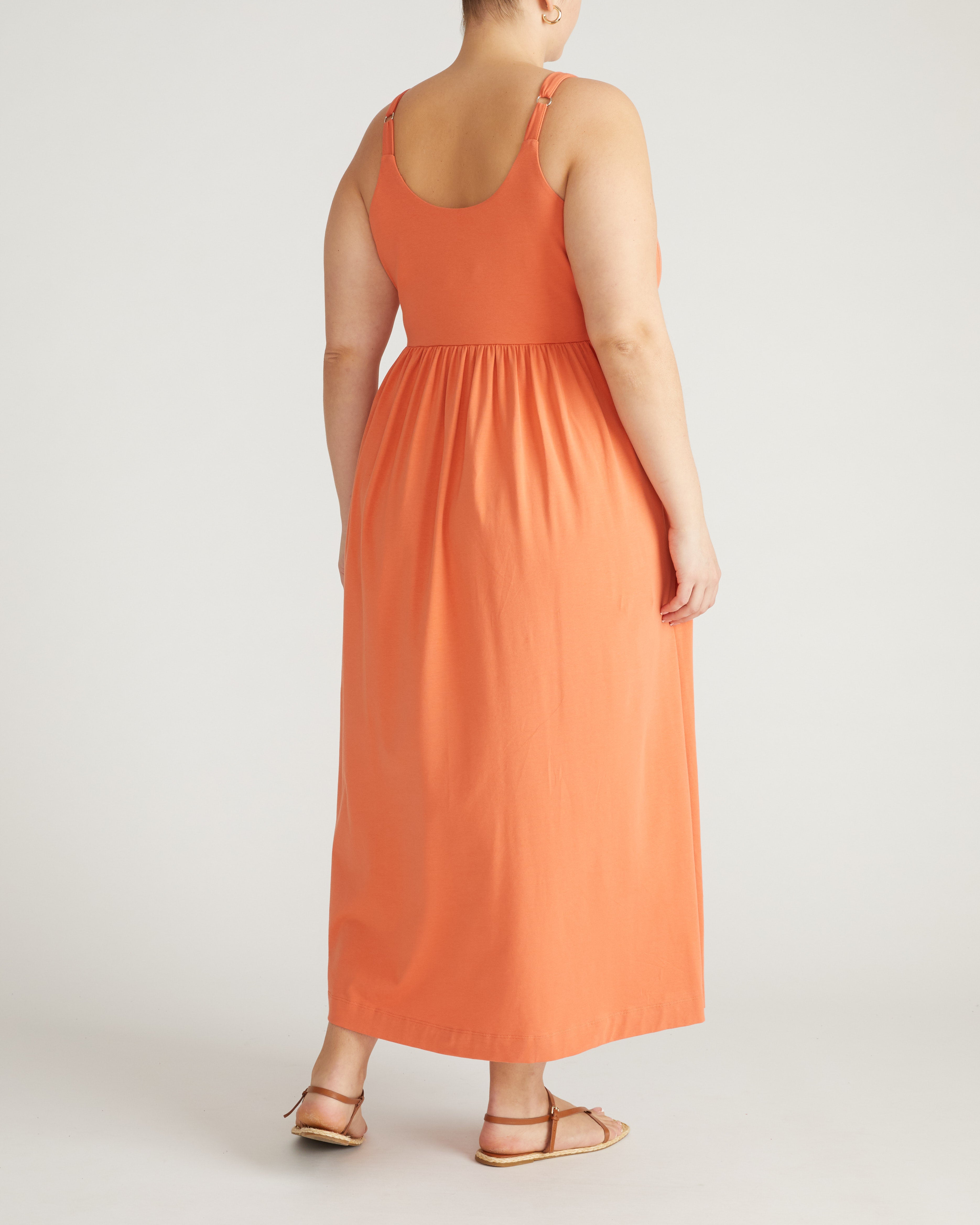 Cayo Cami Dress - Italian Orange