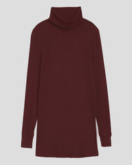 Cloud Rib Turtleneck - Black Cherry