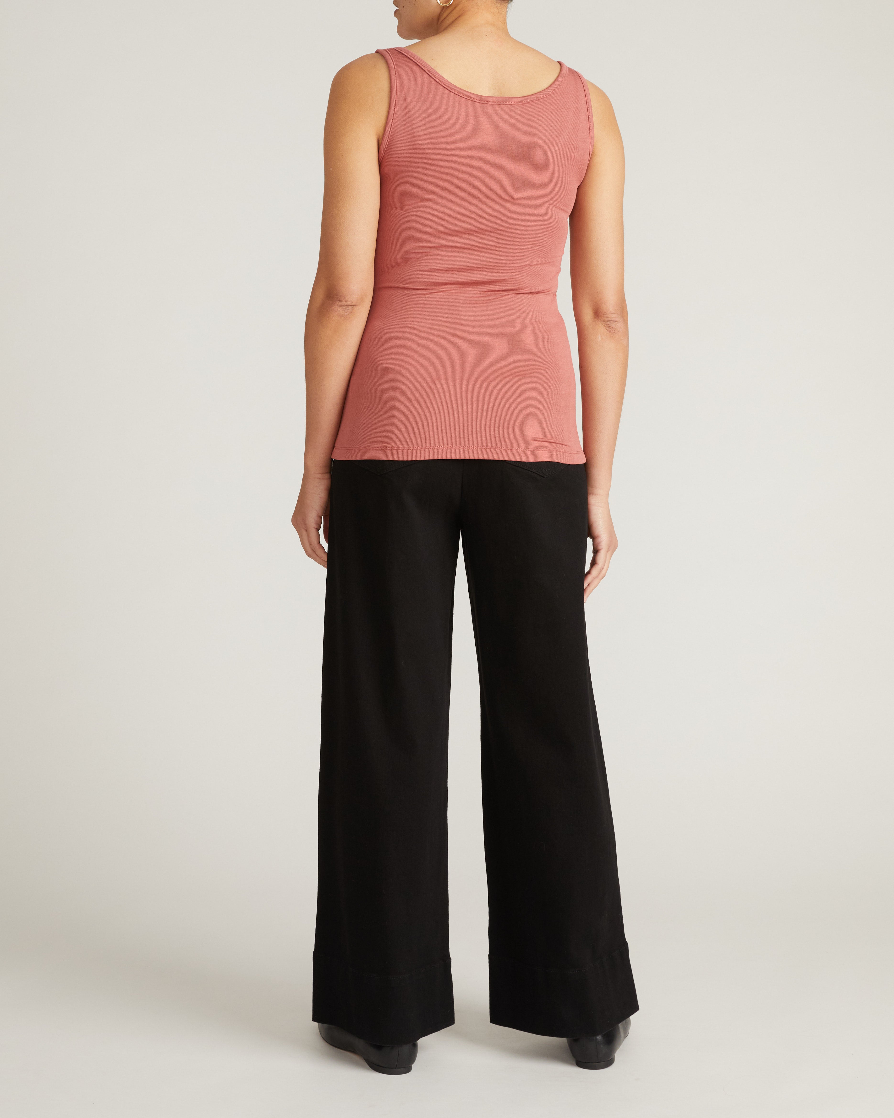 Cloud Rib Tank - Terracotta
