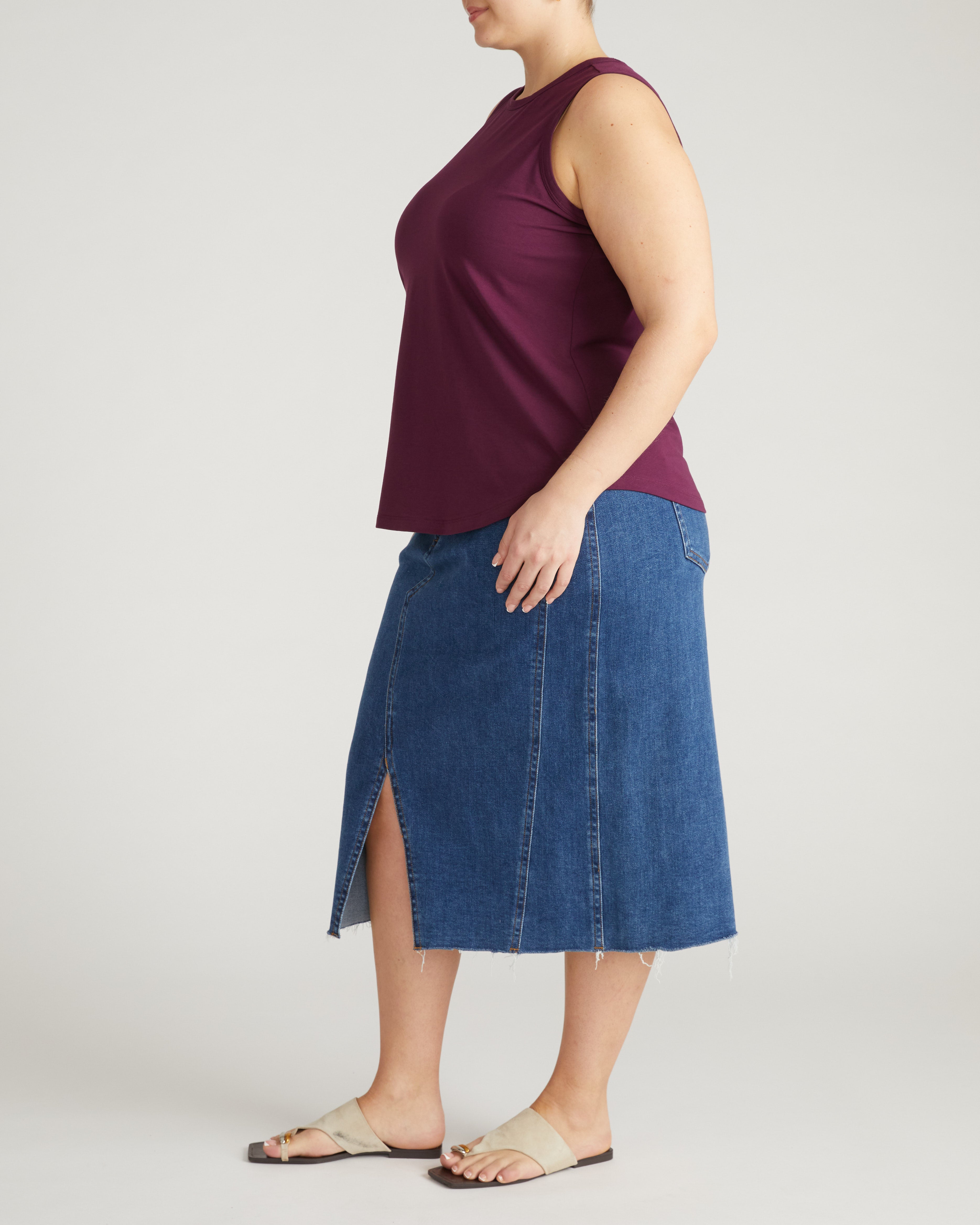 Cai High Neck Tank - Gamay