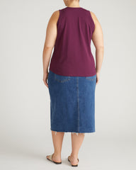 Cai High Neck Tank - Gamay