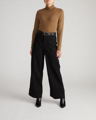 Close Fit Turtleneck - Sepia