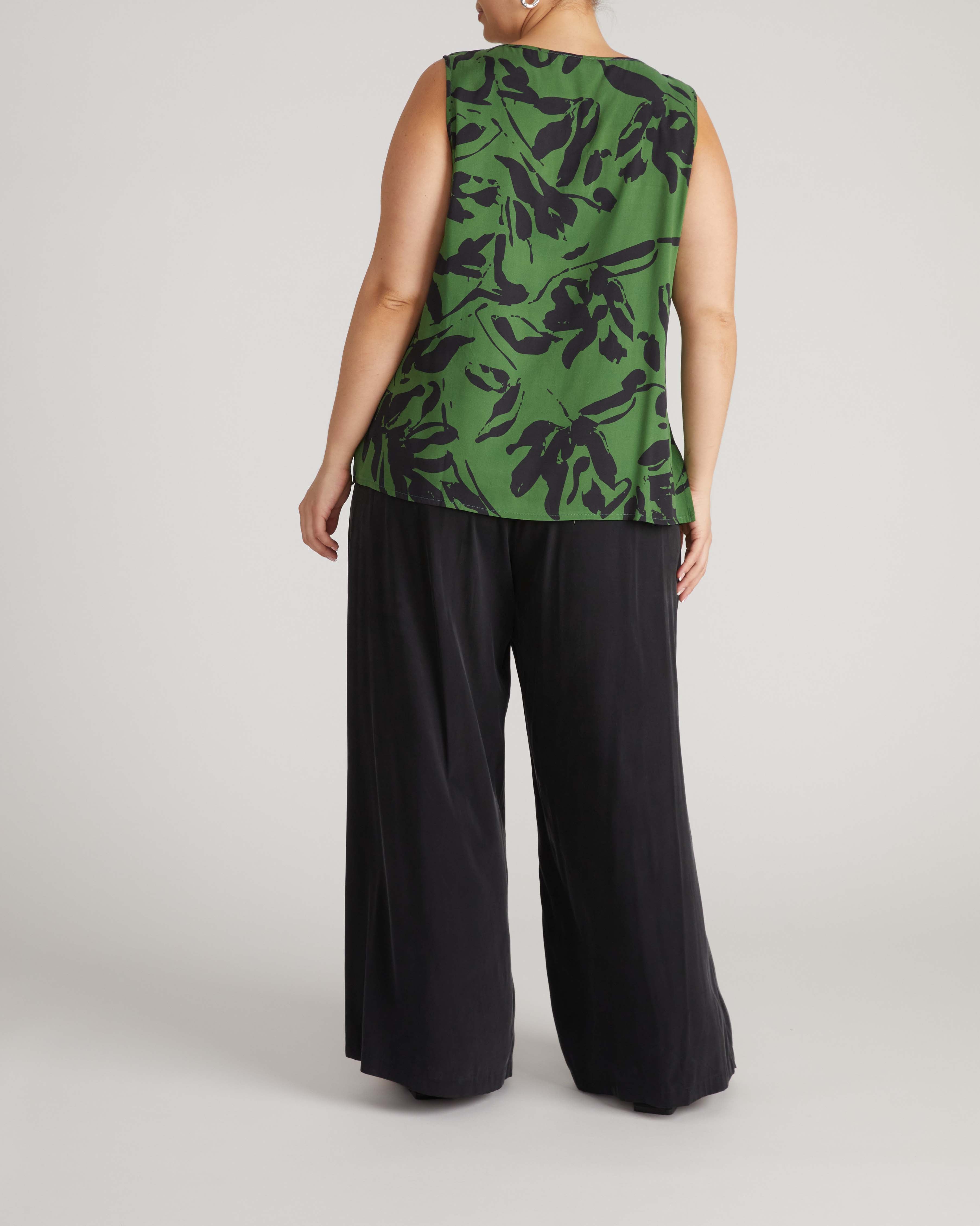 Cooling Stretch Cupro Tank - Florentine Print