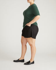 Classic Ribbed Tee - Conifer