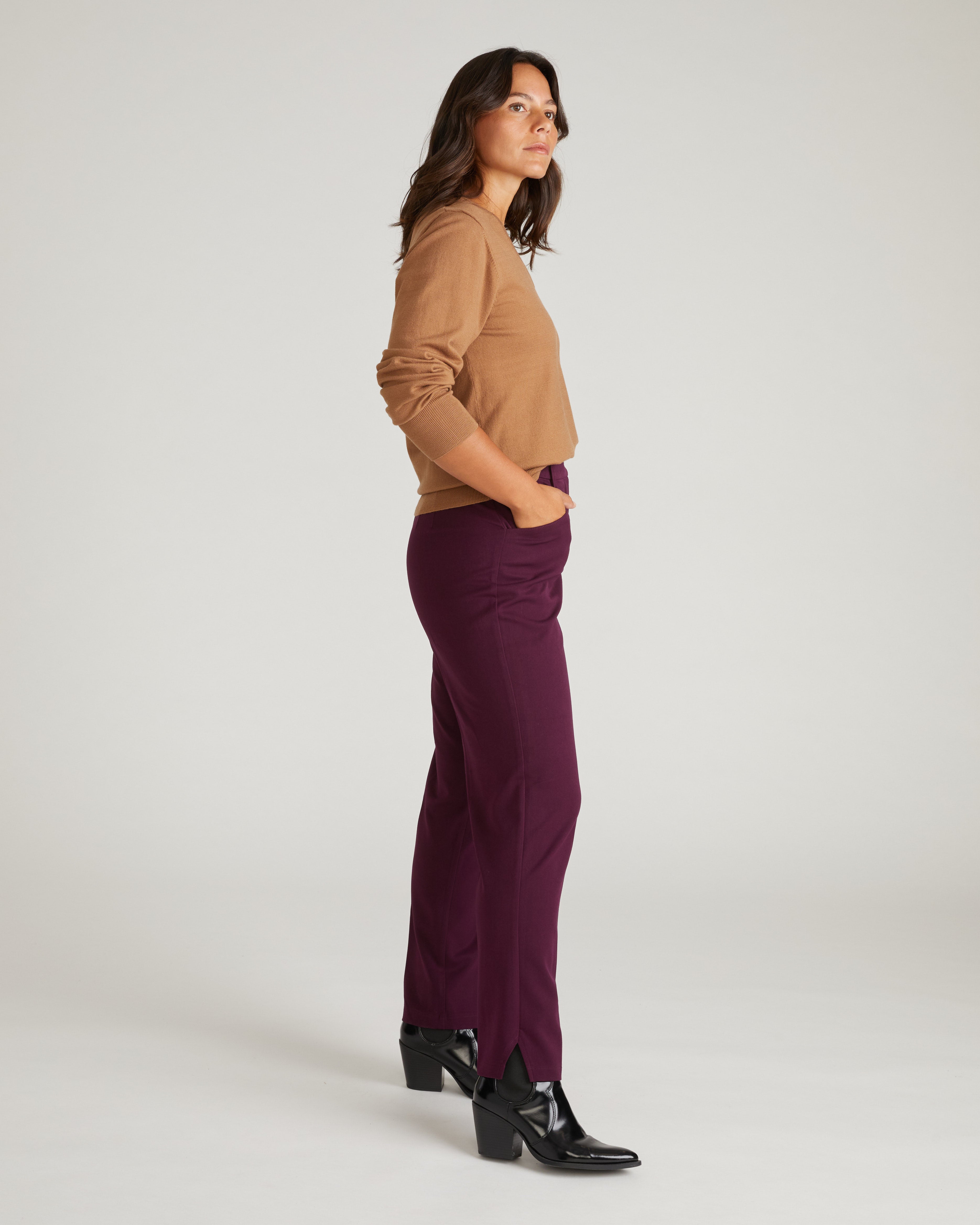 All Day Mercer Tapered Leg Pants - Gamay