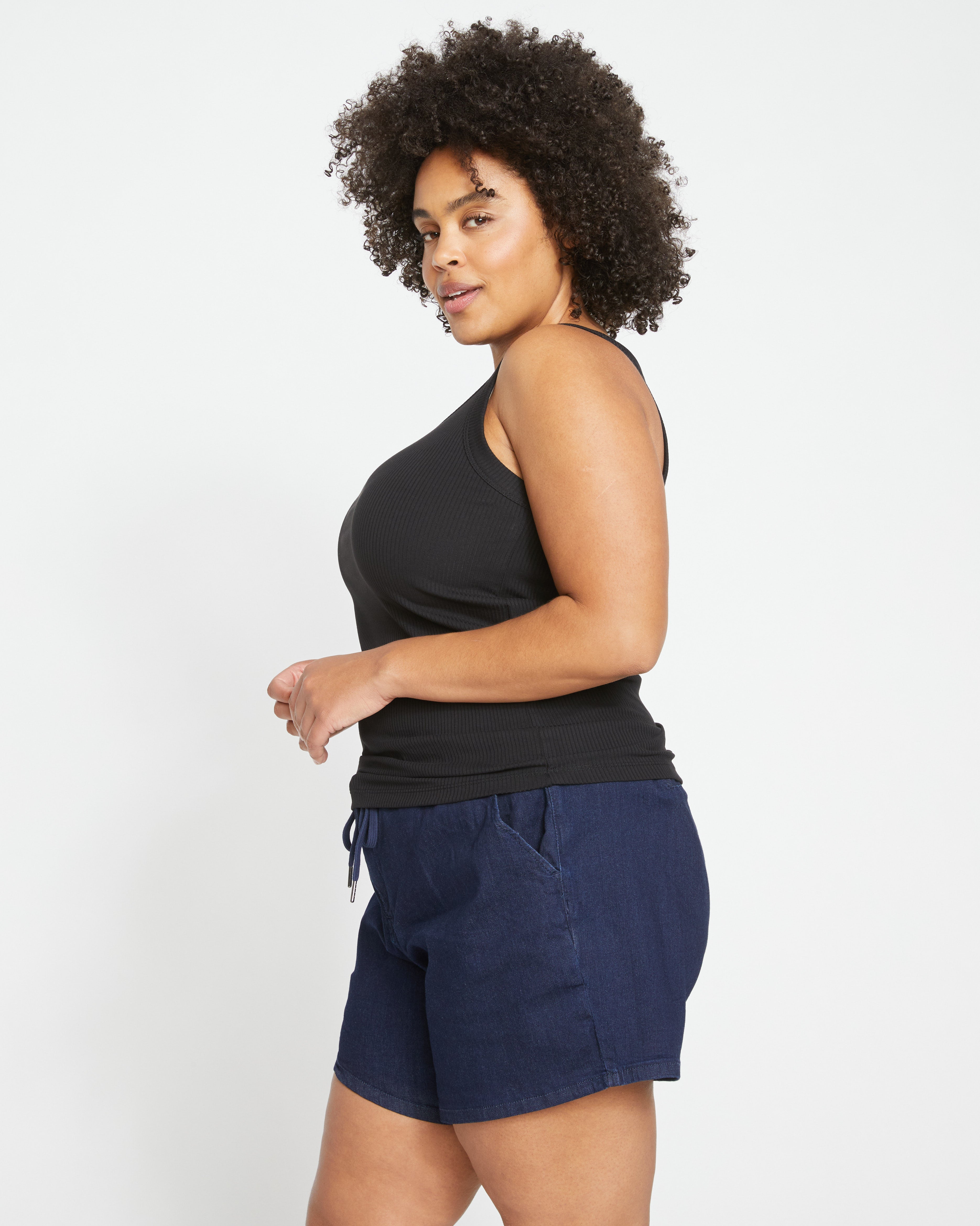 ComfortDenim Marche Shorts - Dark Indigo